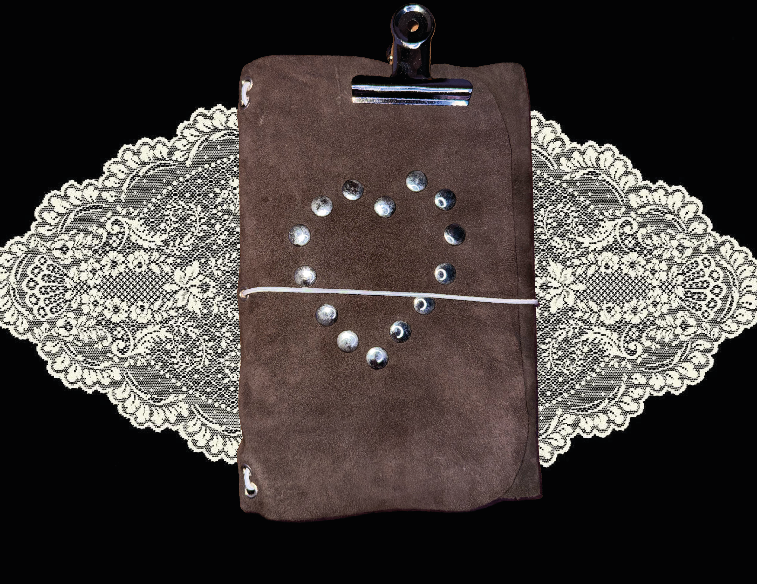 Chestnut Heart Leather Journal ⋆˙⟡ A5 size