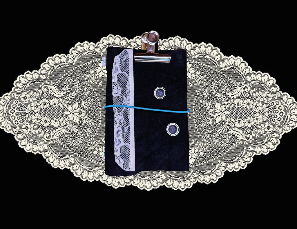 Nocturne in Blue Leather Journal ⋆˙⟡ A6 size