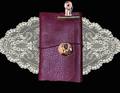 Burgundy Elegance Leather Journal ⋆˙⟡ A5 size
